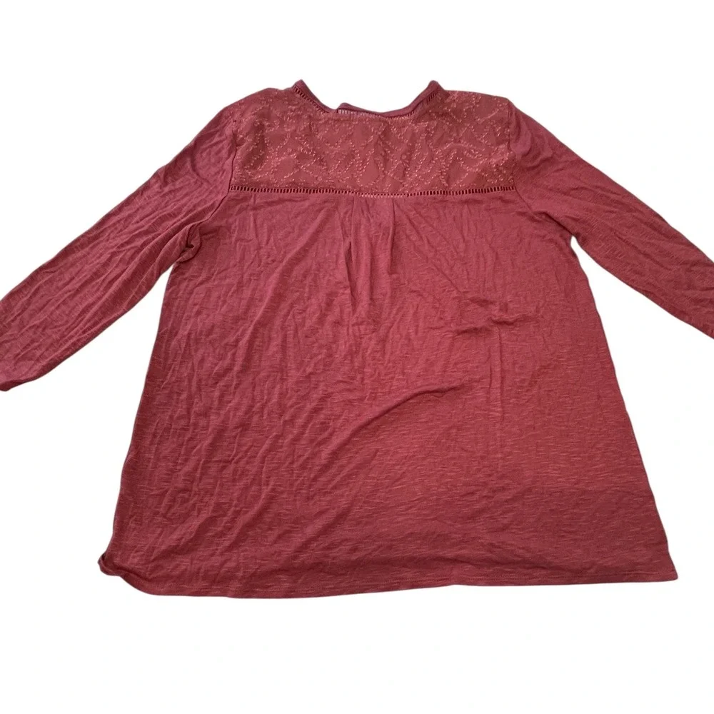 Anthropologie Dolan Left‎ Coast Womens V-Neck 3/4 Sleeve Maisy Top Womens Large